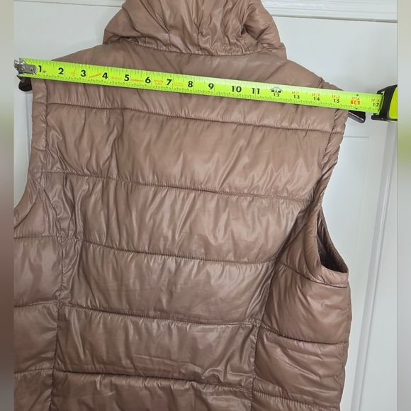 Calvin Klein Women's Vest Performance Puffer Zipper Down Sliver Jacket Sz L - Picture 6 of 6